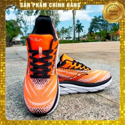 [HOT] Giày Chạy Bộ Newsun 2024 Màu Cam Viền Đen