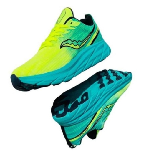 Giày Chạy Bộ Tập Thể Dục Tập Thể Thao Tập Chạy Tập Gym Đi Chơi Nam Nử Newsun Màu Xanh Viền Đen 